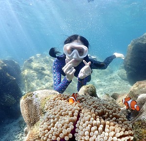 ดำน้ำดูปะการังที่แสมสาร(สัตหีบ) พร้อมถ่ายรูปให้ฟรี แบบจอยทริป