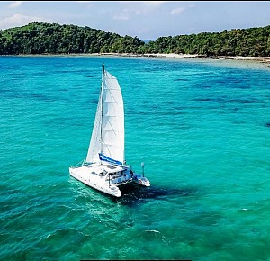 Coral Half Day + Sunset Dinner by Catamaran