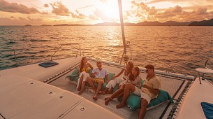 Sunset Romantic Dinner Sailing by Catamaran